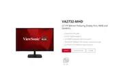 ViewSonic 27 Office Business, Ultra Slim 3 Side Frameless, Super Clear IPS, 4ms 100hz, FHD, DP, HDMI, Adaptive Sync, Dual Speakers. VESA 100. Monitor MNV-VA2732-MHD100