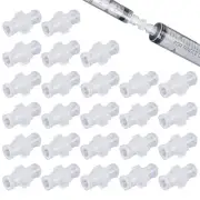 25pcs Luer Lock Connector, Female to Syringe Transfer Joint, PP Adapter...