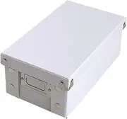 harayaa Index Card Holder Index Card Dividers Storage Box with Lid Note Cards Office Supplies Drawer Container Index Cards Holder