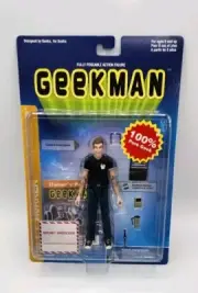 GEEKMAN Poseable Action Figure 100% Pure Geek by Happy Worker RARE NIP VGC