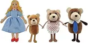 The Puppet Company - Goldilocks & The Three Bears Finger Puppets Set - PC006704