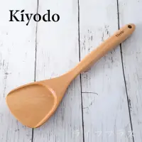 在飛比找momo購物網優惠-KIYODO手作櫸木不沾桌煎匙(2入組)