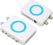 Digital RF Modulator, RF Modulator RCA to RF Modulator RF Coaxial Converter,Professional HD VHF Demodulator Converter RF Modulator RCA Coaxial Adapter