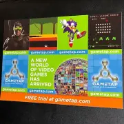 2000s E3 Gametap 6x4” Magnet Set Sonic SEGA Splinter Cell Atari Game Promo Rare