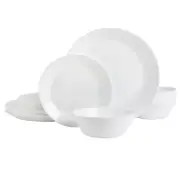 Gibson Home Ultra Round 18-Piece Opal Glass Dinnerware Set