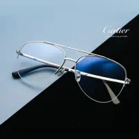 在飛比找蝦皮商城優惠-Cartier CT0256O 卡地亞品牌眼鏡｜時尚復古純鈦