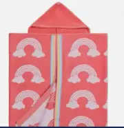 2 pack Caro Hooded Towel Kids Pink White Cloud 100% Cotton Bath & Beach