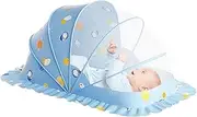 Baby Bed Canopy, Folding Crib Net, Bite Proof Mesh, Portable Lightweight Design, Ideal for Nursery Rooms and Indoor Travel Use, Rigid/Wire, Small, Medium, Large