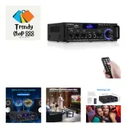 HiFi Stereo Audio Amplifier- Bluetooth 5.0 Home Speakers Amplifier 50W X 2 Ma...
