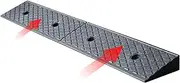 Rubber Loading Ramps,100 * 15cm Hard Step Ramp,Heavy Duty Sidewalk Curb Ramp,Curbside Driveway Ramp,Kerb Ramps for Loading Dock Bike Vehicle Warehouse Sidewalk Wheelchair