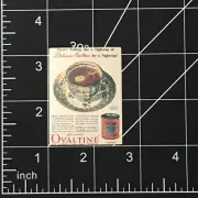 Ovaltine - Vinyl Sticker Vintage Advertisement Ad Print Sign