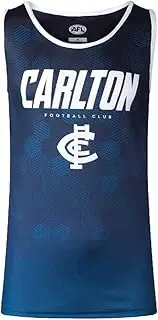 Carlton Blues AFL Footy Mens Adults Polyester Premium Singlet
