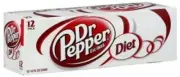Diet Dr. Pepper Soda 12 Pack of Cans