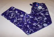 Fremantle Dockers Logo AFL Mens Camo Printed Flannel Sleep Pants Size XL New