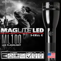 在飛比找momo購物網優惠-【MAG-LITE】3C CELL LED手電筒ML100系