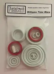 1979 Williams Time Warp Pinball Machine Rubber Ring Kit