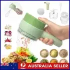 4-in-1 Handheld Electric Vegetable Cutter Set,Wireless Food Chopper Mini Grinder