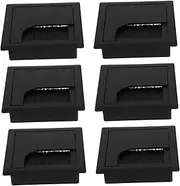 CHICAMPERA 6pcs Desk Grommet Organizer Hole Cable Management System for Clean Workspace Wire Cover for Efficient Cord Organization