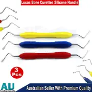 Surgical Lucas Bone Curettes Spoon Excavators Cavity Tartar Removal Lab Tools