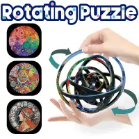 在飛比找蝦皮購物優惠-Rotating puzzle旋轉拼圖益智解壓3D立體翻轉拼