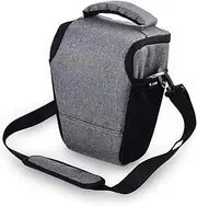 Gray Digital Triangle Bag Camera Bag Fit for Nikon Fit for COOLPIX B600 B700 B500 Fit for Sony HX400 HX350 H300 H400 DSC RX10 RX10 III RX10 IV Camera Bag
