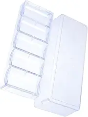 NUOBESTY 2pcs Professional Chip Case Multi-function Poker Chip Tray for Convenient Storage Transparent Design for Easy Access and Organization for Game and Daily Use