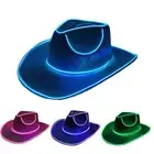 LED Hat Colourful Flash Light Up Rave Festival Glow Fun LED Light up Hat