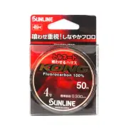 Sunline Fluorocarbon Leader Tornado Kong 50m Size 4 12lb 0.33mm (2353)