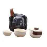 Travel Tea Set Chinese Kung Fu Teapot Small Tea Cups for Business