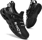 [ARISIC] Steel Toe Shoes for Men Women Non Slip Work Shoes Lightweight Waterproof Slip on Sneakers Women Kitchen Chef Slip Resistant Food Service Shoes Composite Toe Indestructible Safety Shoes