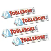Toblerone White Chocolate with Honey and Almond Nougat Pack (100gXPack Of 4)