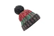 Beechfield Unisex Adult Corkscrew Pom Pom Beanie (Watermelon Breeze) (One Size)