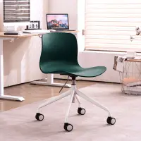 在飛比找蝦皮商城精選優惠-椅子白色電腦椅傢用辦公學生靠背宿捨椅簡約輕奢陞降旋轉書桌轉椅