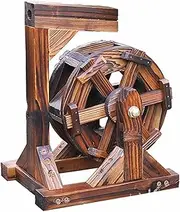 Water Wheel Fountain Waterfall Outdoor Garden with Stand, Outdoor Fountain and Waterfall, Suitable for Garden Decoration Water Feature for Terrace Pond Pool (Size : 80cm(31.5inch))