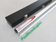 Pool Snooker Billiard 57 inch Inch Graphite White Cue & Case Christmas Gift