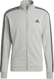 [adidas] M 3S Wv Tt Ts, Gym Suit, Top:Black/White Bottom:Black/White, 7, Man
