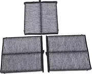 TOPAZ 3Pcs Cabin Air Filter with Activated Carbon Compatible with Mazda 3 2014-2018, 6 2014-2021, CX-5 2013-2024 KD45-61-J6X
