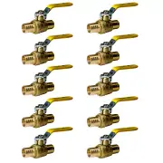 100 Pieces 1 Inch Pex Ball Valve, 1" Pex Ball Valve, Lead Free Brass, Full Port