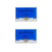 2pcs Big Size Blue VU Meter McIntosh Classic Header DB Level Amplifier