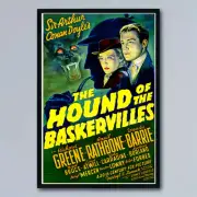 The Hound of the Baskervilles Poster – 20th Century Fox (1939) | Basil Rathbone