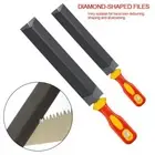 Rasp Shaping Grinding Sharpener Diamond-Shaped Files Hand Saw Sawing File