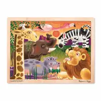 在飛比找蝦皮購物優惠-Melissa&Doug 木製拼圖-非洲大草原 通過BSMI