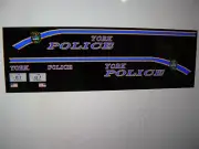 York Maine Police Patrol Vehicle Decals 1:64 two for one money