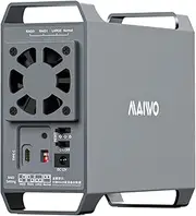 MAIWO Dual Bay RAID Enclosure for 2.5“/3.5" SATA Drive with Cooling Fan, USB-C 3.1 SATAEnclosure for 48TB Capacity Expansion, 4 RAIDsMode(1/0/JBOD/NORMAL)