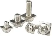 M3 100Pcs / M3.5 M4 50Pcs Cross Round Head Pan Head Pad Nickel Plated Small Screws Square Washer Two Combination Screw