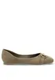 Noveni Slip On Sueded Ballet Casual Flats