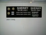 Ventura County California Sheriff Command Vehicle Decals 10 inch model