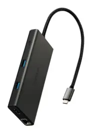 ELECOM USB-C Hub Docking Station 10in1 PD Compatible 100W LAN Port HDMI 4K60Hz H