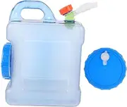 ABOOFAN 1 Set Blue Water Storage Bucket Portable Outdoor Water Carrier for Camping Hiking and Travel Multi Functional Container with Easy Clean Design Handle Capacity
