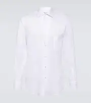 [Loro Piana] Loro Piana André linen shirt UK 16,5 white